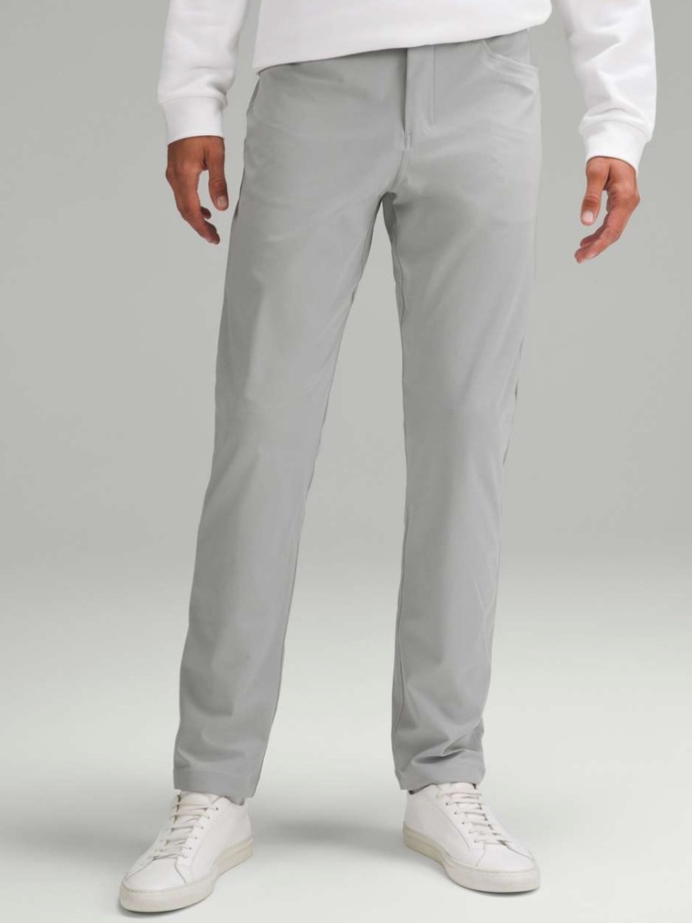 Lululemon ABC Classic-Fit Pant 32" *Warpstreme Silver Drop Size 42 Waist